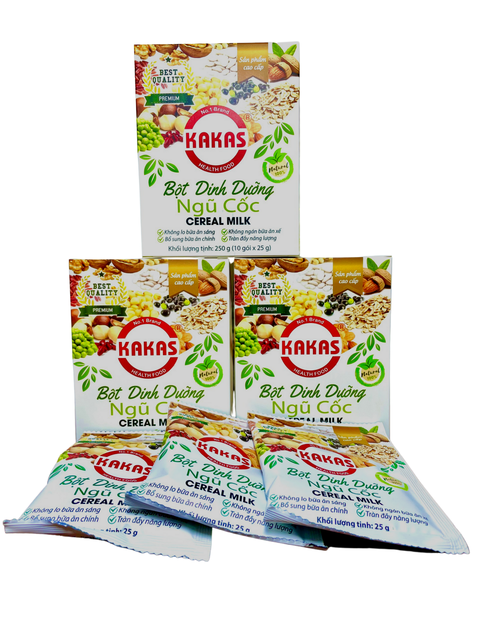 Bộ combo 3 hộp ngũ cốc dinh dưỡng kakas