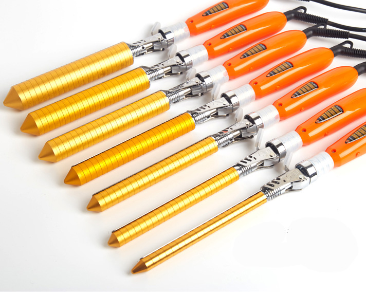 Máy Uốn Tóc Nova Có Chỉnh Nhiệt Lõi Màu Cam