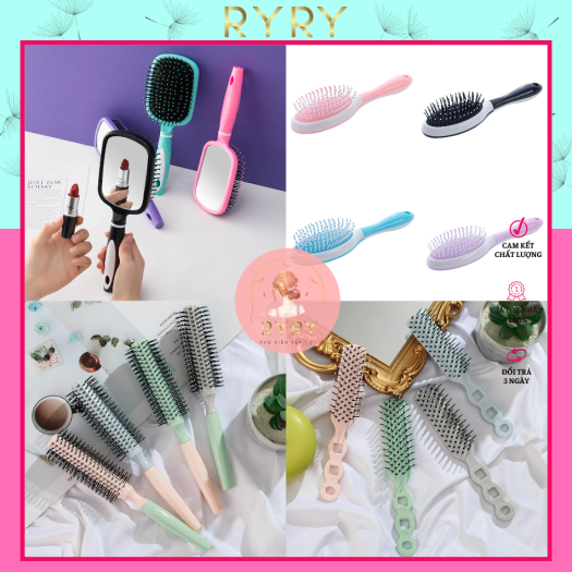 Lược Chải Tóc Massage Da Đầu, Lược Chải Tóc Gỡ Rối Siêu Tốc Dễ Thương Tiện Dụng