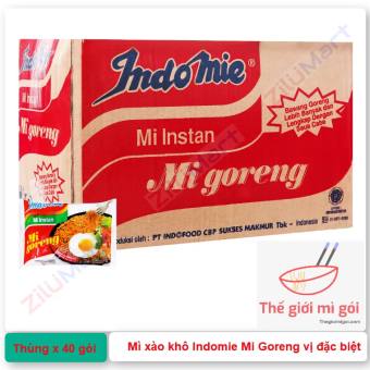 Thùng 40 gói mì xào khô Indomie Mi Goreng vị đặc biệt
