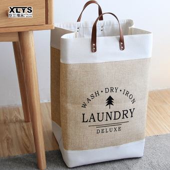 XINLANYASHE giỏ giặt, giỏ đựng quần áo, giỏ đựng quần áo Giỏ đựng quần áo, giỏ đựng quần áo, giỏ đựng quần áo, giỏ đựng quần áo túi vải giỏ đựng quần áo bẩn giỏ lớn giỏ lưu trữ quần áo đồ chơi kho chứa đồ lặt vặt giỏ tay cầm bằng vải