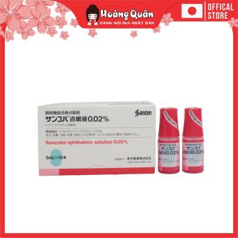 Nước nhỏ mắt giảm độ cận Sancoba 5ml Nhật Bản - Hoàng Quân hàng nội địa Nhật