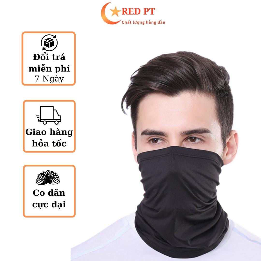 Khăn đa năng đi phượt chống nắng nam nữ chùm đầu RED PT