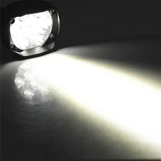 2 Chiếc Đèn Pha Xe Máy Màu Trắng 30W 6000K Đèn Sương Mù LED Chiếu Điểm Có Công Tắc