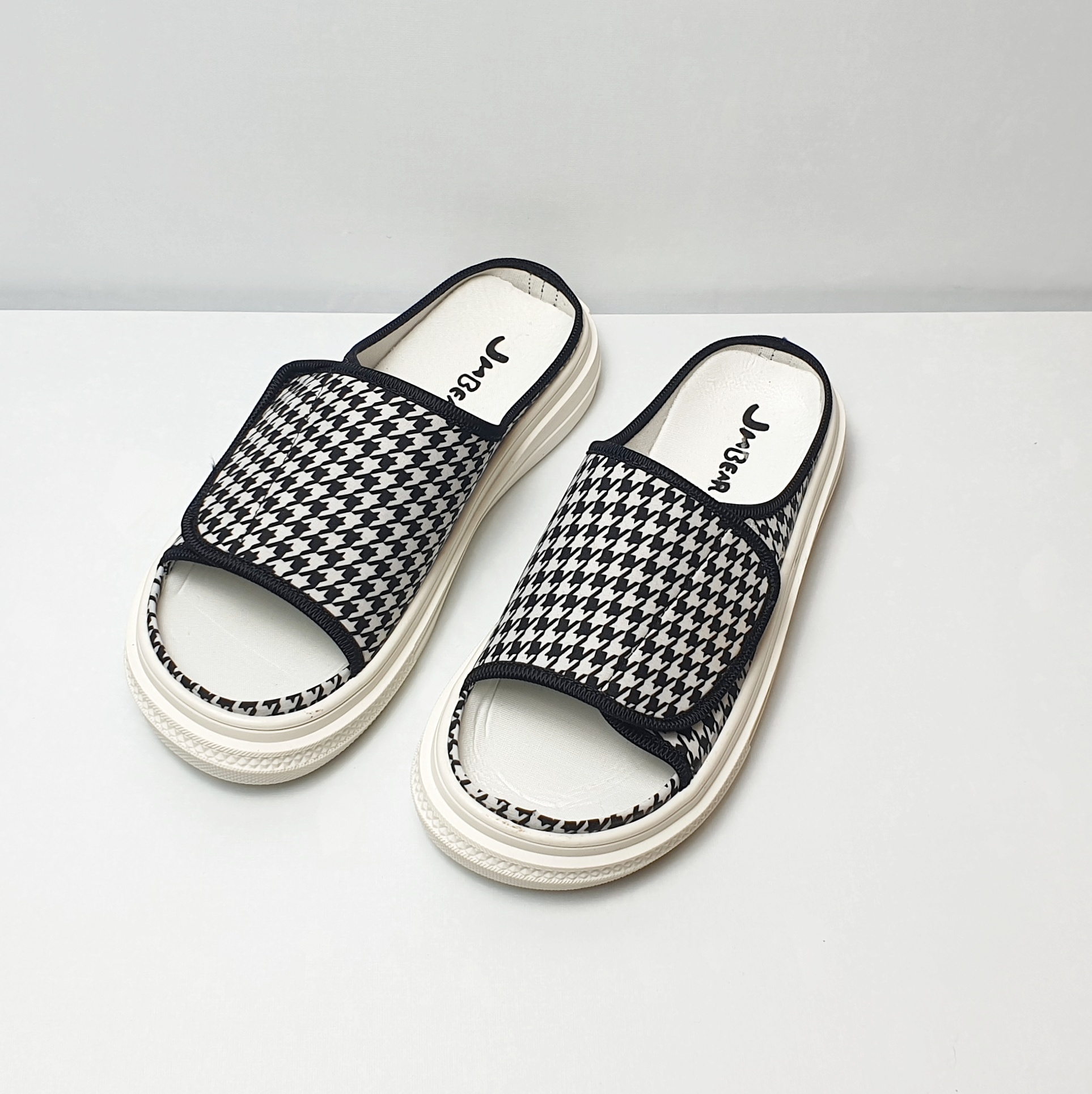 Dép độn đế nữ quai ngang JP322 chất lượng cao - Dép nữ vintage quai dán