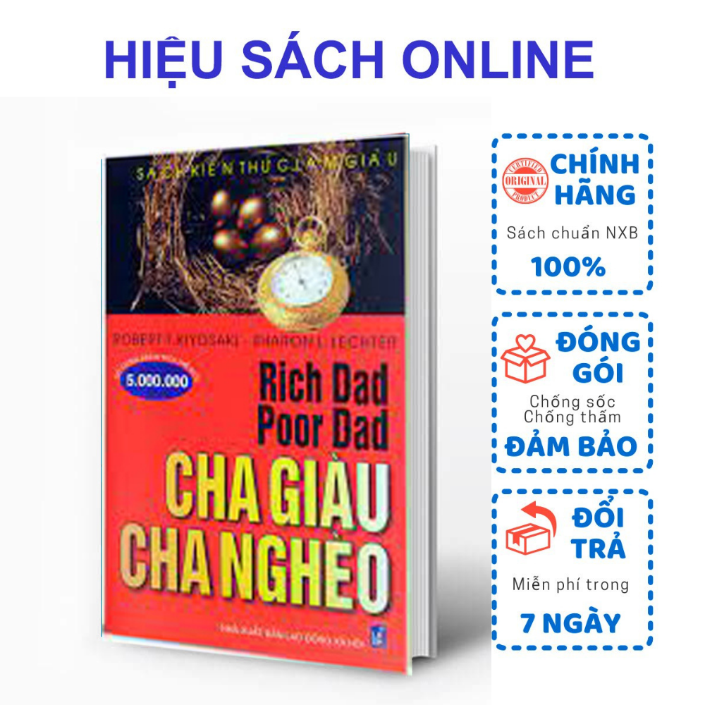 Sách - Cha Giàu Cha Nghèo - Tặng kèm bookmark