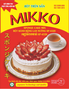 MIKKO – Bột bánh Bông lan nướng SP4320 1kg