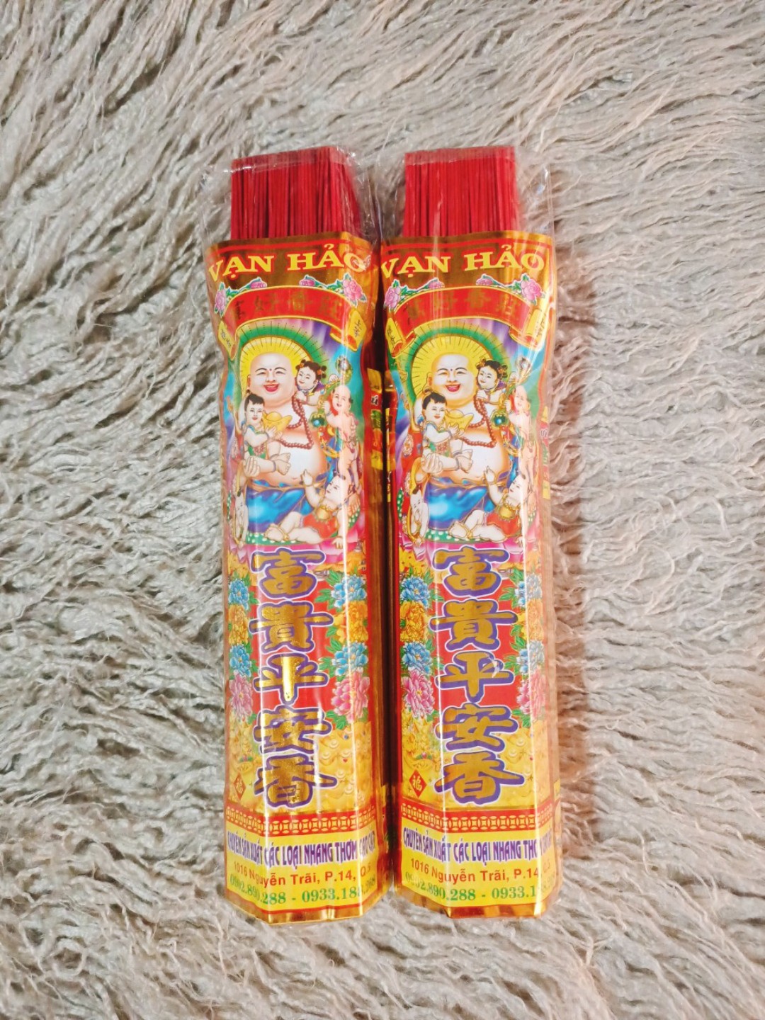 Nhang thơm hương trầm vạn hảo phú quý hương size 30cm