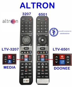 ภาพหน้าปกสินค้ารีโมททีวี ALTRON LTV-6501 กับ LTV-3207 ปุ่มไม่เหมือนกันนะคะ ใช้ด้วยกันไม่ได้ค่ะ ที่เกี่ยวข้อง
