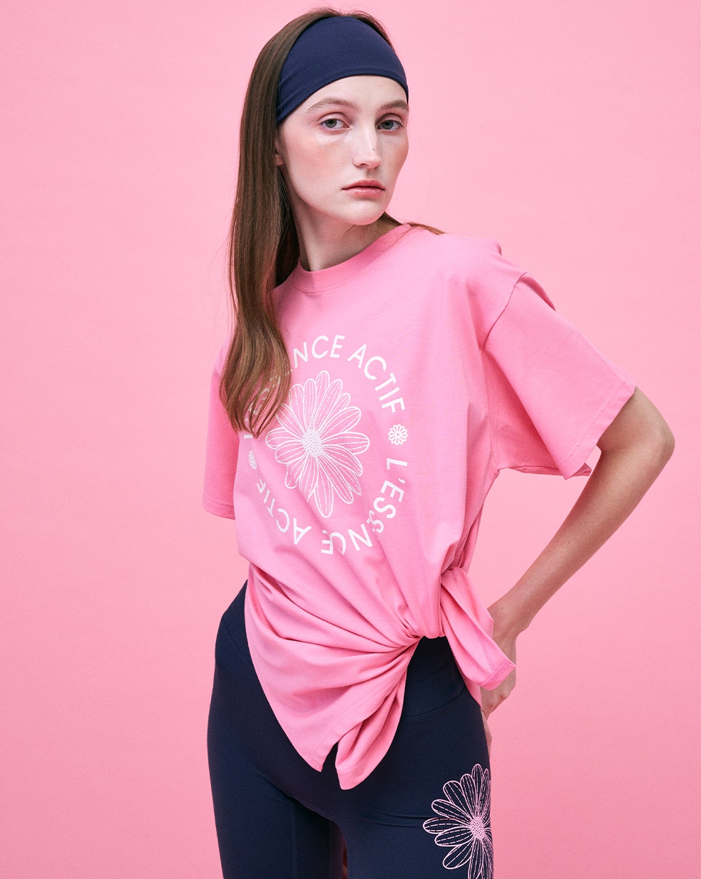 MARDI MERCREDI SIDE SLIT T-SHIRT ACTIF EMBLEM - 6 Colors (2024 NEW)