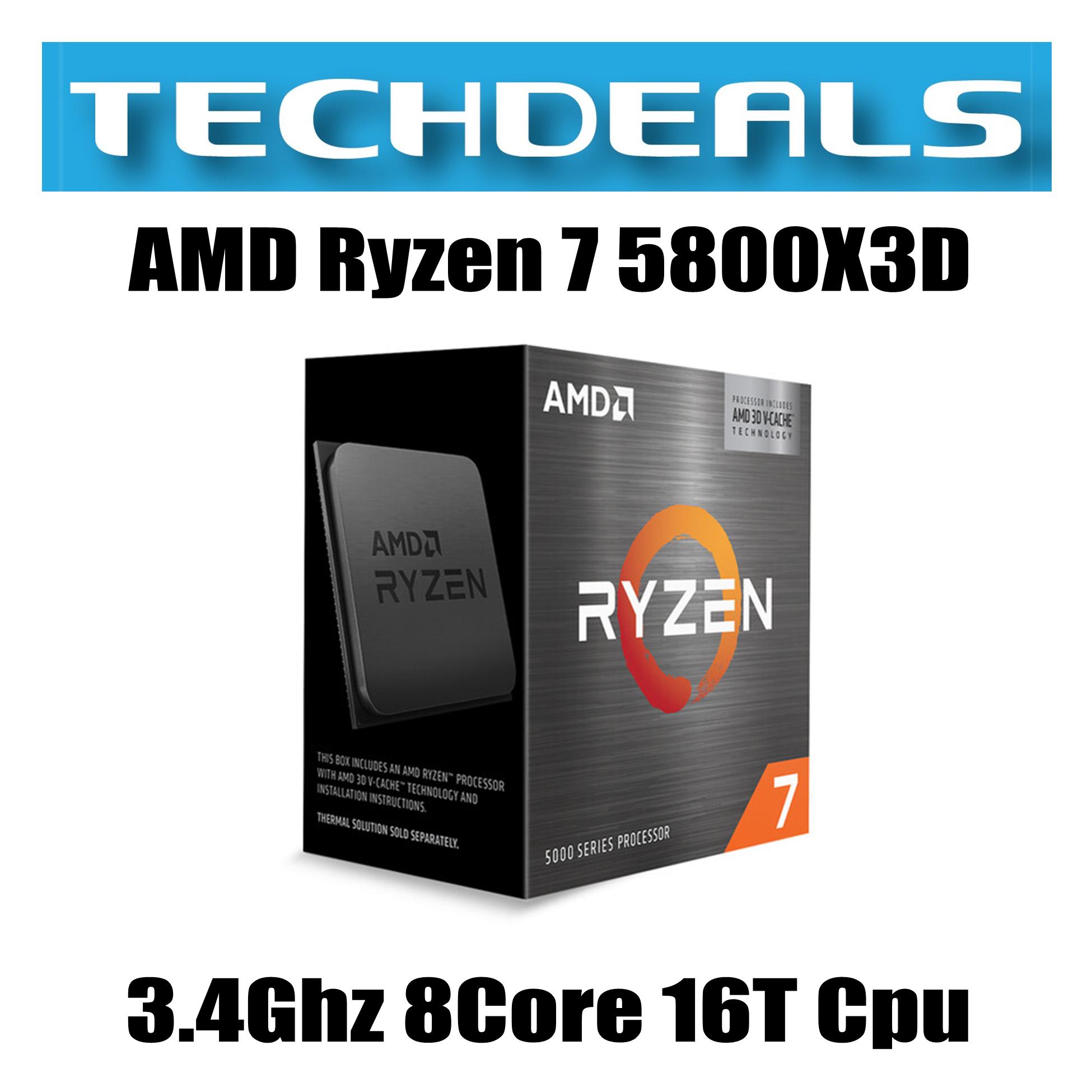 Amd Ryzen 7 5800X3D 8-Core 16-Thread Processor W/O Cooler - Am4