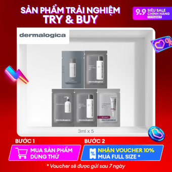 Bộ dùng thử làm quen với chăm sóc da dược mỹ phẩm Dermalogica