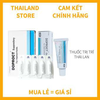 VIÊN ĐẶT TRĨ VÀ BÔI TRĨ THÁI LAN DOPROCT (HÀNG CHUẨN)