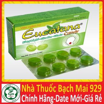 Viên kẹo ngậm ho Eucatana ( 24 viên) nguồn gốc thảo dược, giảm ho, đau rát họng