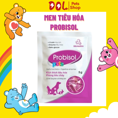 Men Tiêu Hóa cho Chó Mèo Probisol PET gói 5g