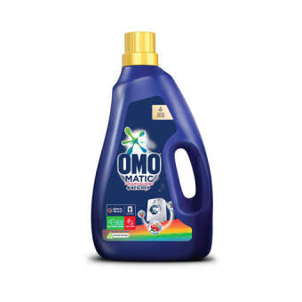 Chai Nước giặt OMO Matic Bền Màu cho máy giặt Cửa Trước Lựu Và Tre 2,3kg