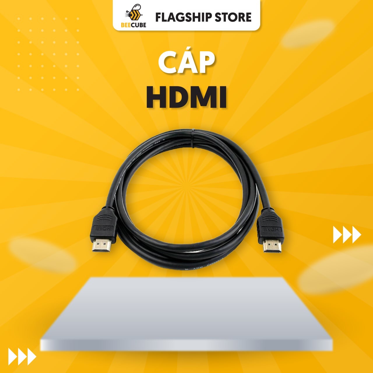 Cáp hdmi to hdmi kết nối máy tính với máy chiếu, tv
