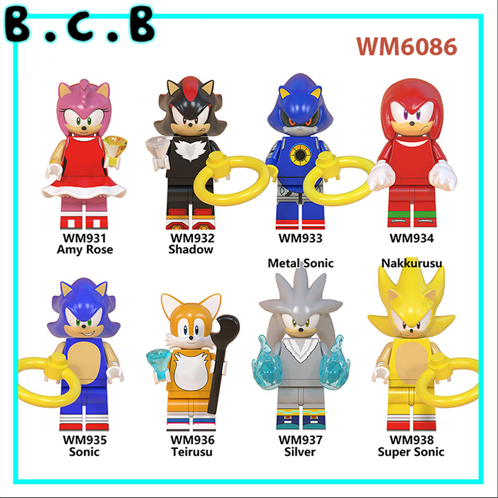 Đồ chơi lắp ráp minifigures nhân vật những người bạn của Sonic trong tựa game Sonic The Hedgehog WM6086
