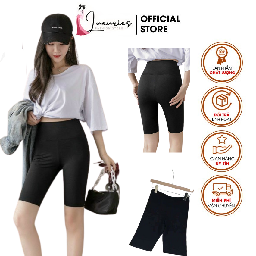 Quần legging nữ lưng cao gen bụng nâng mông co giãn 4 chiều. Luxuries Store- Q152 quần legging nữ đùi cạp cao, quần tập thể dục, tập gym, yoga, đi bộ thỏa mái