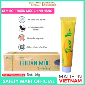 Kem Bôi Da Thuần Mộc mới 16gr, Kem thuần mộc hỗ trợ viêm da cơ địa, Kem Bôi Da Liễu Hiệu Quả Từ Thảo Dược Tự Nhiên - SAFETY MART OFFICIAL
