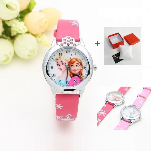 Đồng hồ trẻ em Elsa và Anna - Đồng hồ bé gái