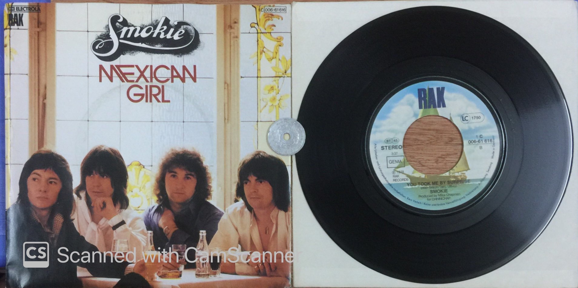 stereomate - Đĩa than - Single Vinyl - 7 inch 45RPM: Smokie - Mexican Girl