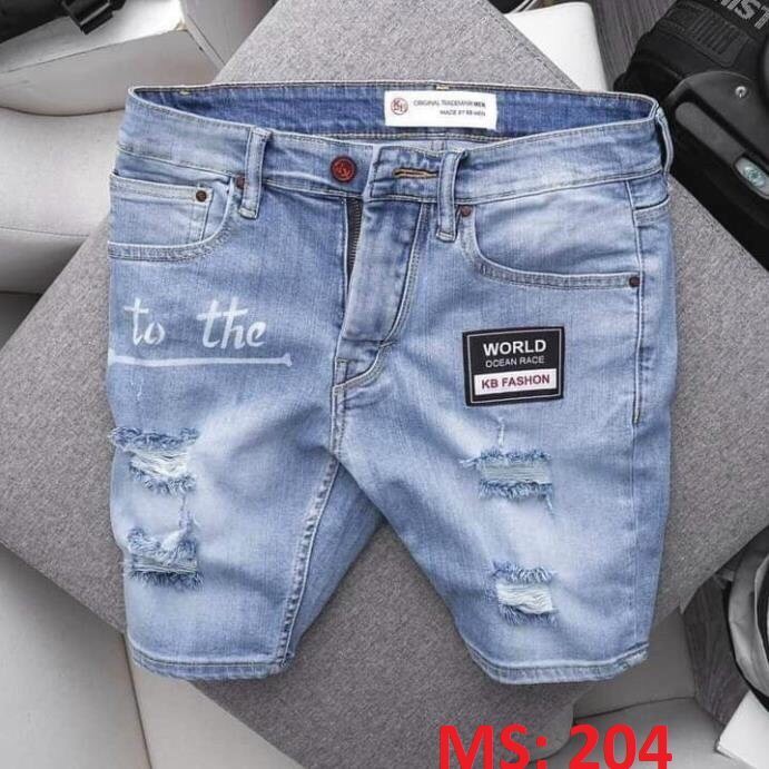 Quần jean sọt nam Quần bò kiểu rách hot nhất 🔥