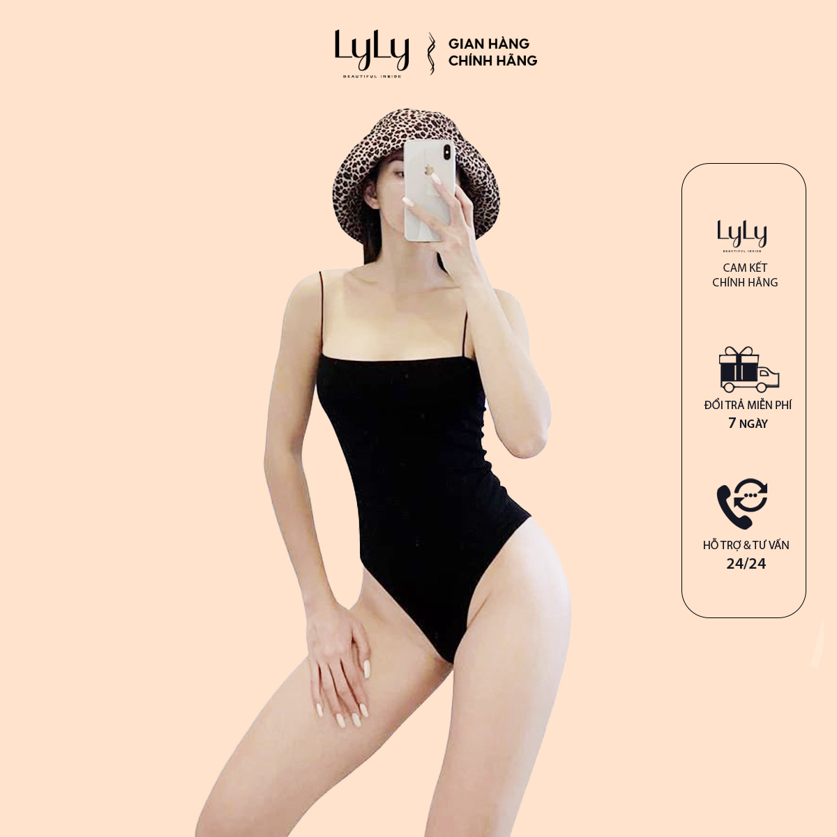 Jumpsuit Cotton Lyly Lorem Jum34 Bodysuit, bộ liền thân, bộ đồ bó sát liền thân thiết kế hai dây,có khuy ở đũng dễ mặc hai màu đen trắng dễ kết hợp với quần Jean, chân váy size S đến XL có thể mặc đi bơi