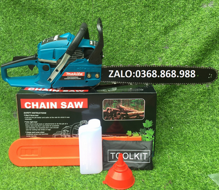 Máy cưa xích chạy xăng Makita MEA7000 lam 55cm dùng xích lớn chân