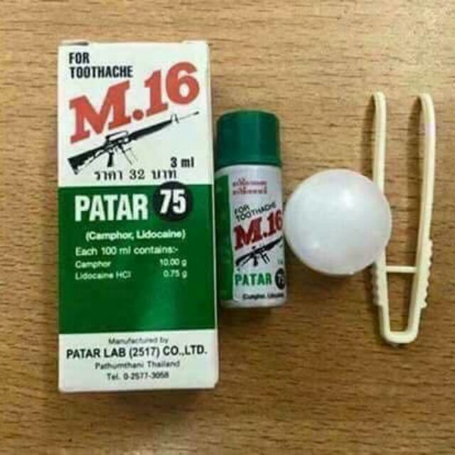 Dầu bôi sâu răng M.16 Thái lan