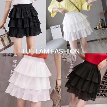 Chân váy voan 3 tầng, chân váy ngắn, chân váy xòe, chân váy công chúa chất voan thời trang hàn quốc, TUỆ LÂM, chân váy nữ, chân váy xếp ly, chân váy trắng, chân váy đen, chân váy ulzzang, chân váy vintage