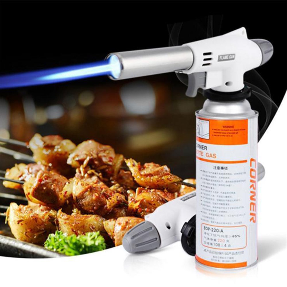 Khò gas mini đánh lửa tự động, đèn khò gas dụng cụ nhà bếp tiện lợi mồi bếp nướng đồ tiện lợi