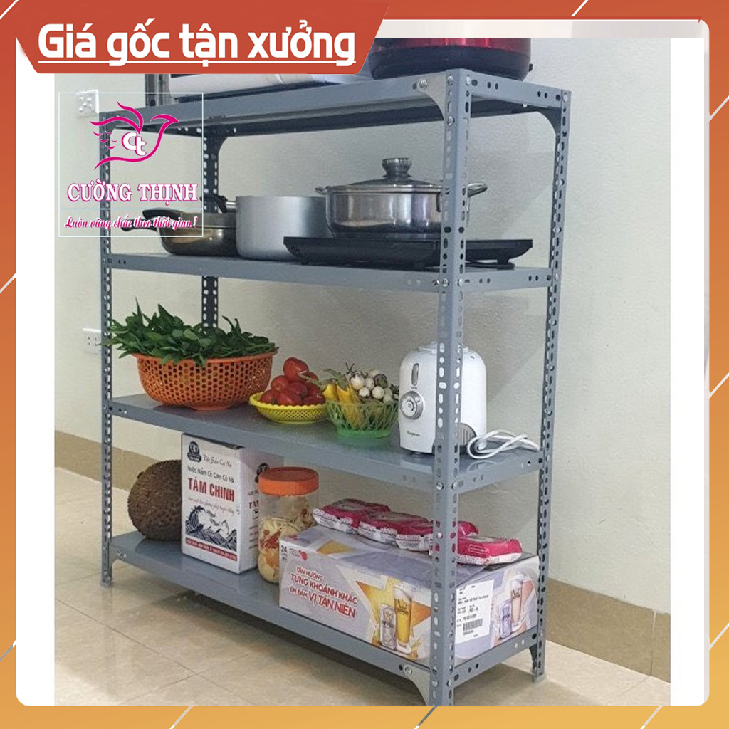 Kệ sắt mini 4 tầng, cao 1m x dài 60cm x rộng 30cm
