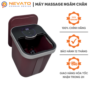 Máy Massage Ngâm Chân Thải Độc Hồng Ngoại NVF605 - THƯƠNG HIỆU NEVATO