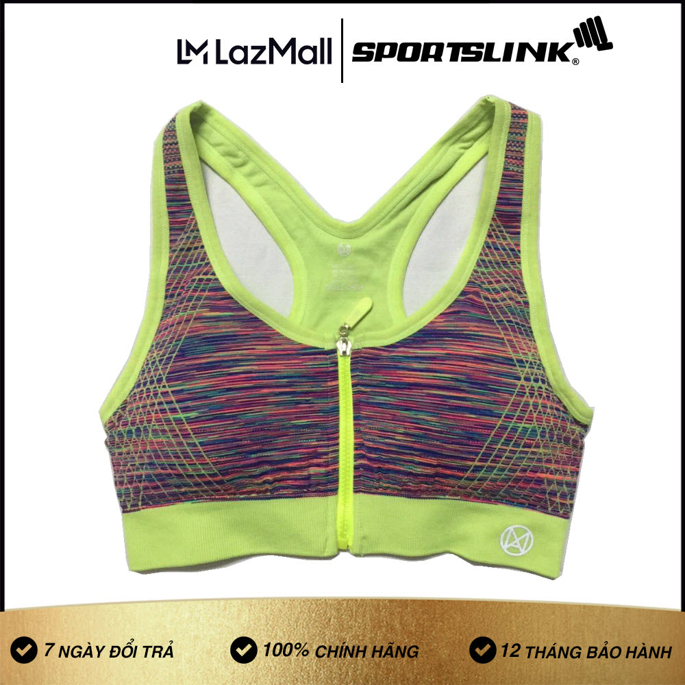 Áo bra thể thao dây khoá Links L86 - Xanh chuối