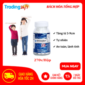 Viên uống GH Creation Ex Hỗ Trợ Tăng Chiều Cao Nhật Bản 270 viên GH-Creation Ex