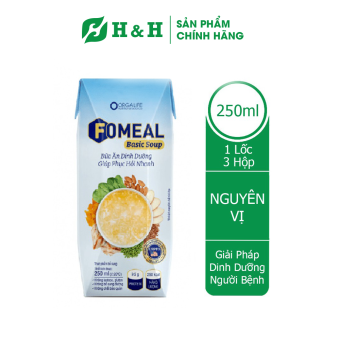 Thực phẩm dinh dưỡng Y học Fomeal Basic Soup (250 ml x 3 hộp) - Giải pháp dinh dưỡng giúp nâng cao thể trạng