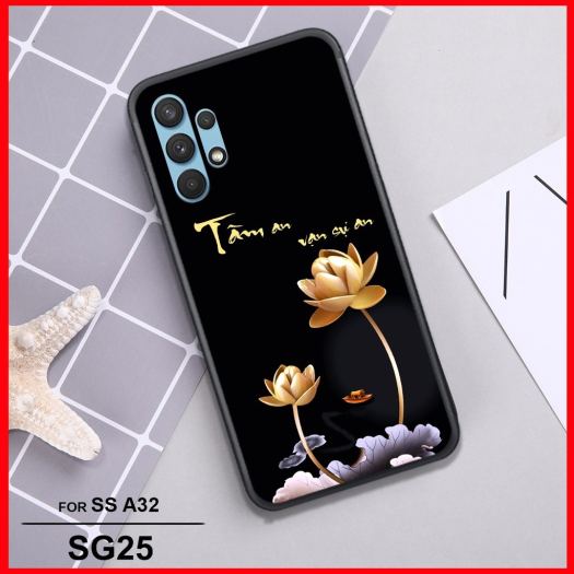 ┅┇  Ốp lưng kính cường lực Samsung A32 Ốp điện thoại cao cấp Son Store