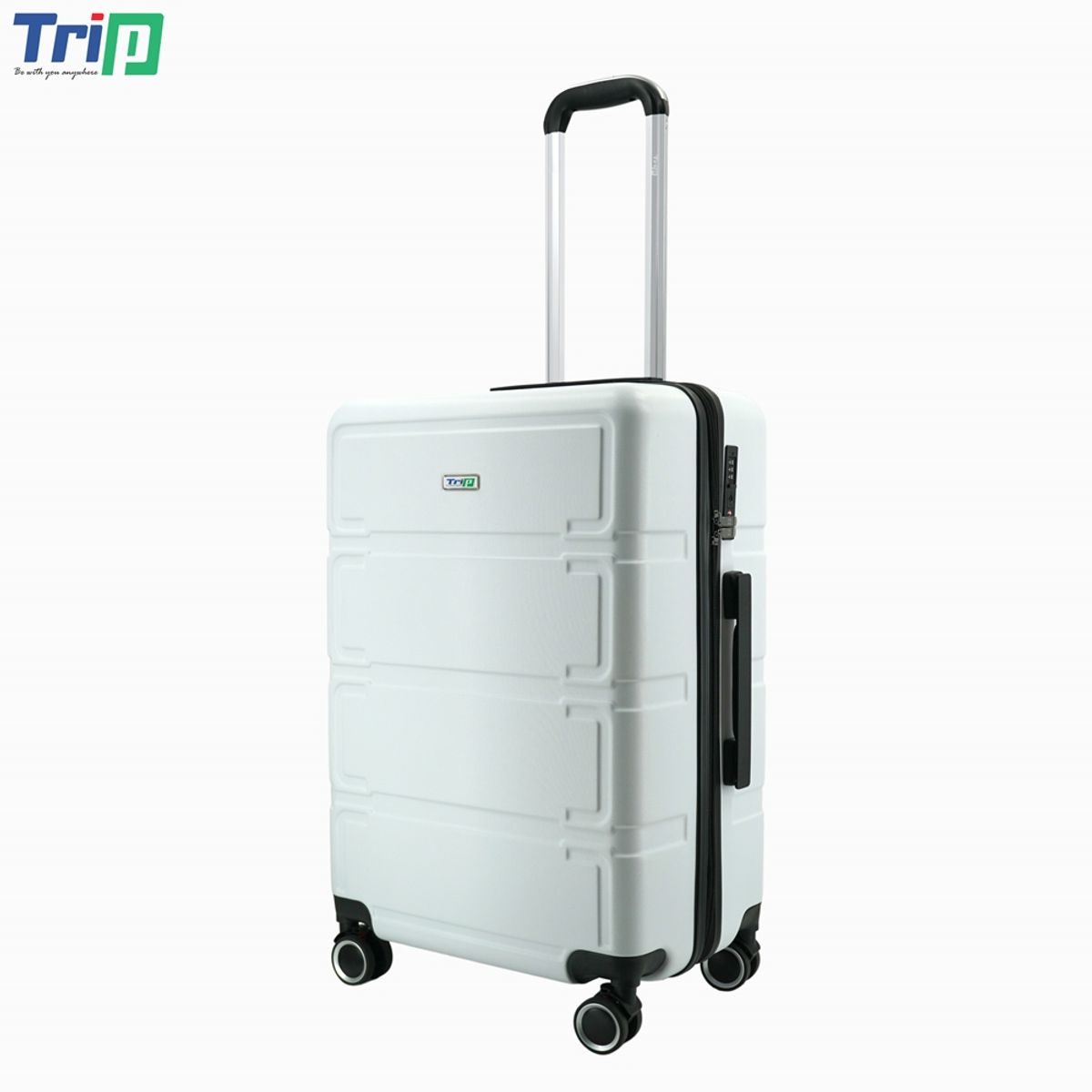 vali nhựa trip p806 size 24 inch, có khóa bảo mật, bảo hành 5 năm - freeship 5