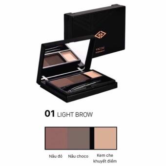 Bột Kit Tán Mày & Che Khuyết Điểm Vacosi Eyebrow Kit