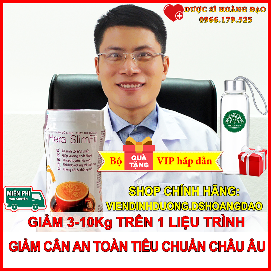 Sữa giảm cân Hera Slimfit 500g - Giảm cân nhanh, giảm cân tại nhà, giảm cân an toàn