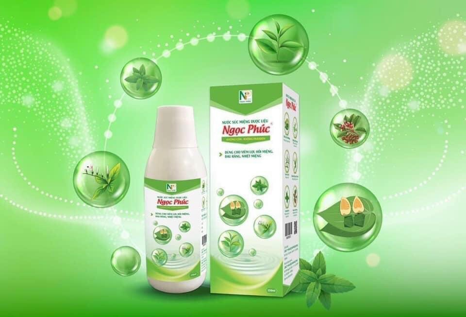 Nước súc miệng dược liệu kháng khuẩn ngọc phúc 250ml/c