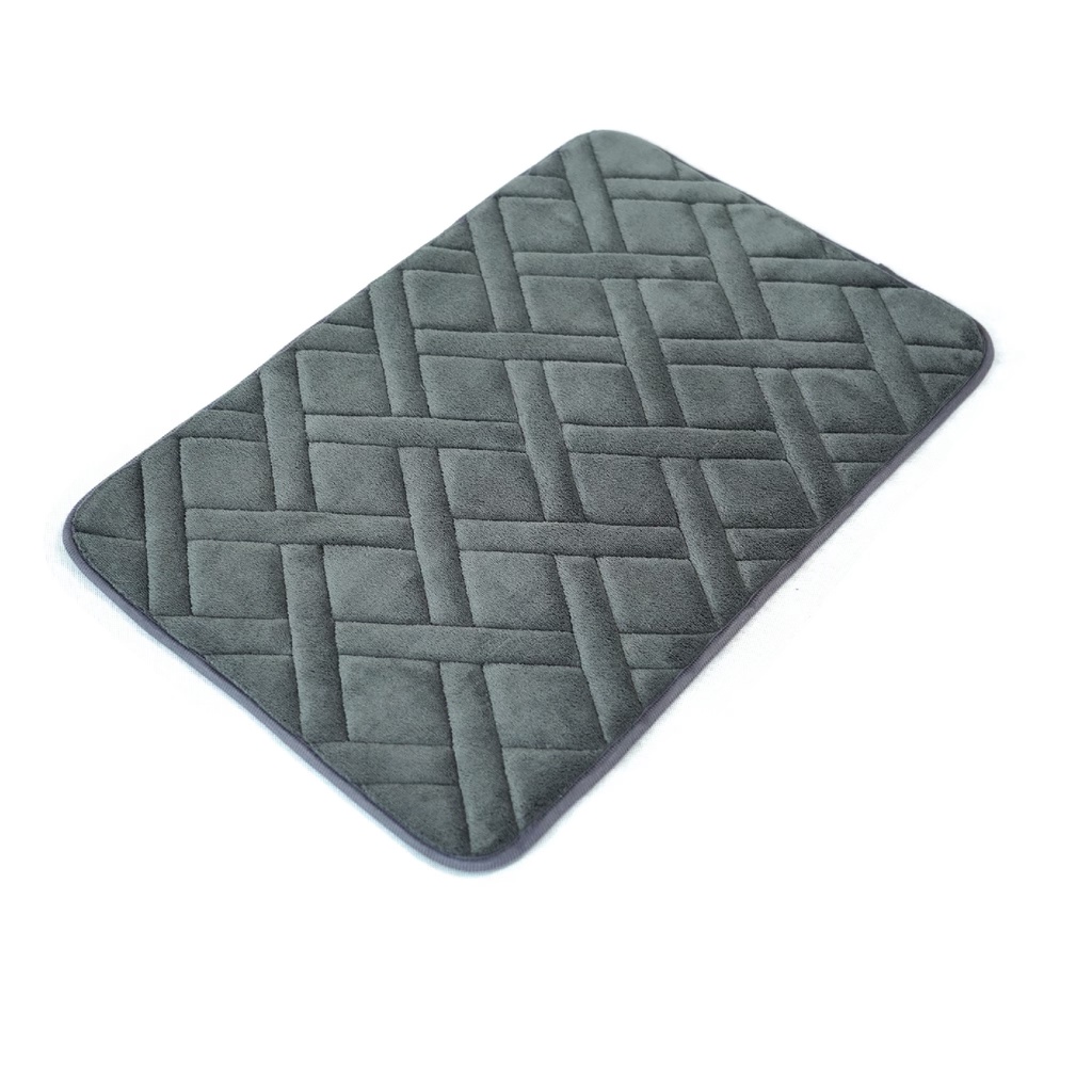 FN CUSHY พรมเช็ดเท้า พรมกันลื่นเมมโมรี่โฟม ซึมซับน้ำได้ดี วัสดุ Memory Foam ราคา 145 บาท*ส่งฟรี