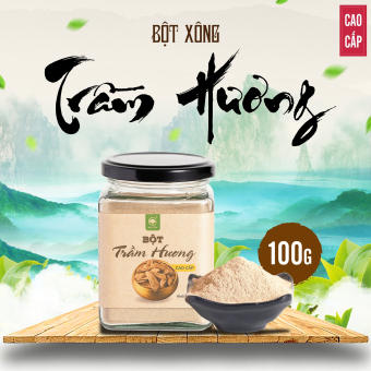 Bột Trầm Hương Nguyên Chất Xông Nhà Tẩy Uế Thanh Lọc Không Khí 100g Mộc Lâm