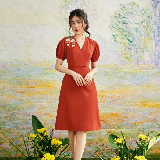 OLV - Đầm Oliver Embroidered Dress