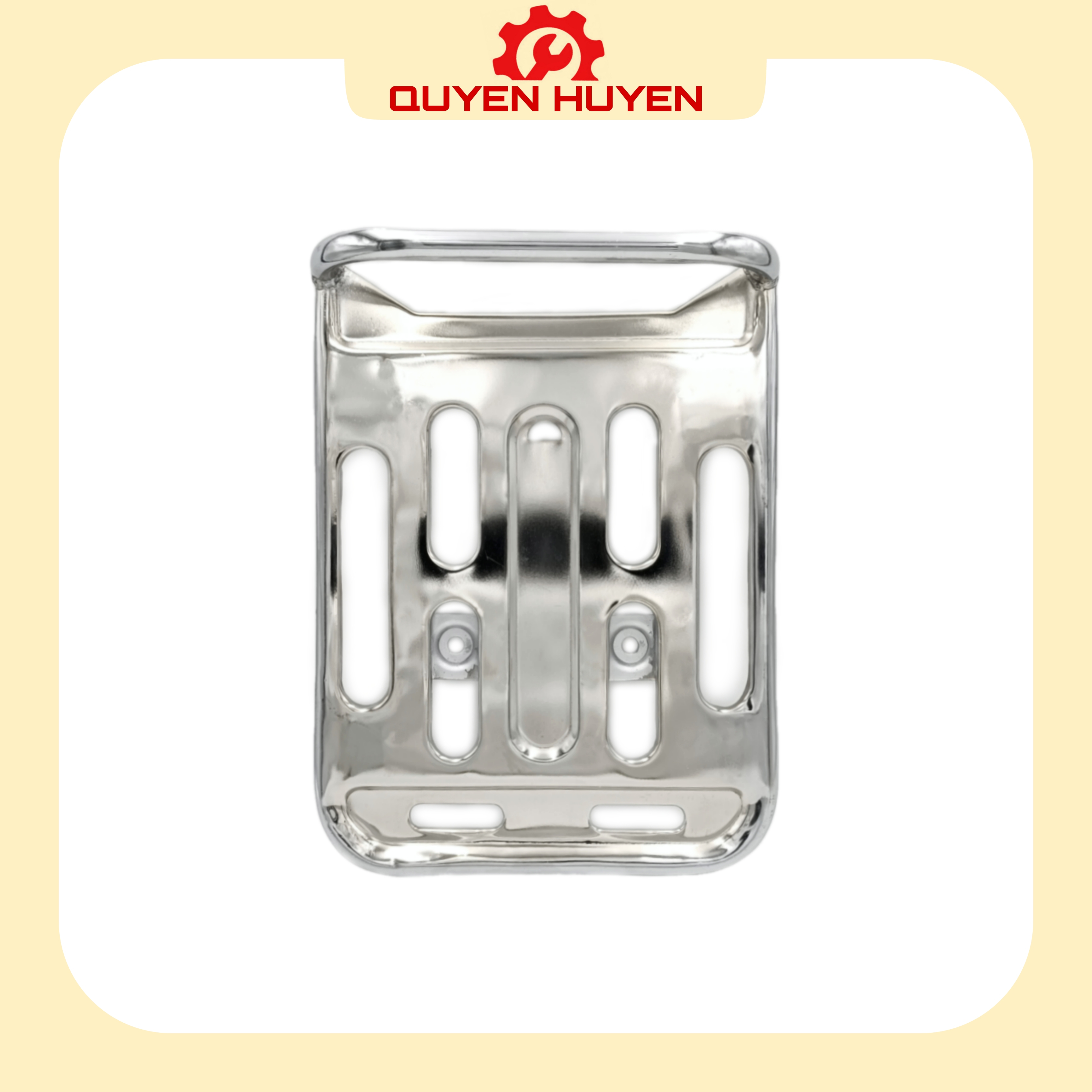 Baga sau xe cub 81, 82, dd - thớt xe máy mạ sắt, dày dặn