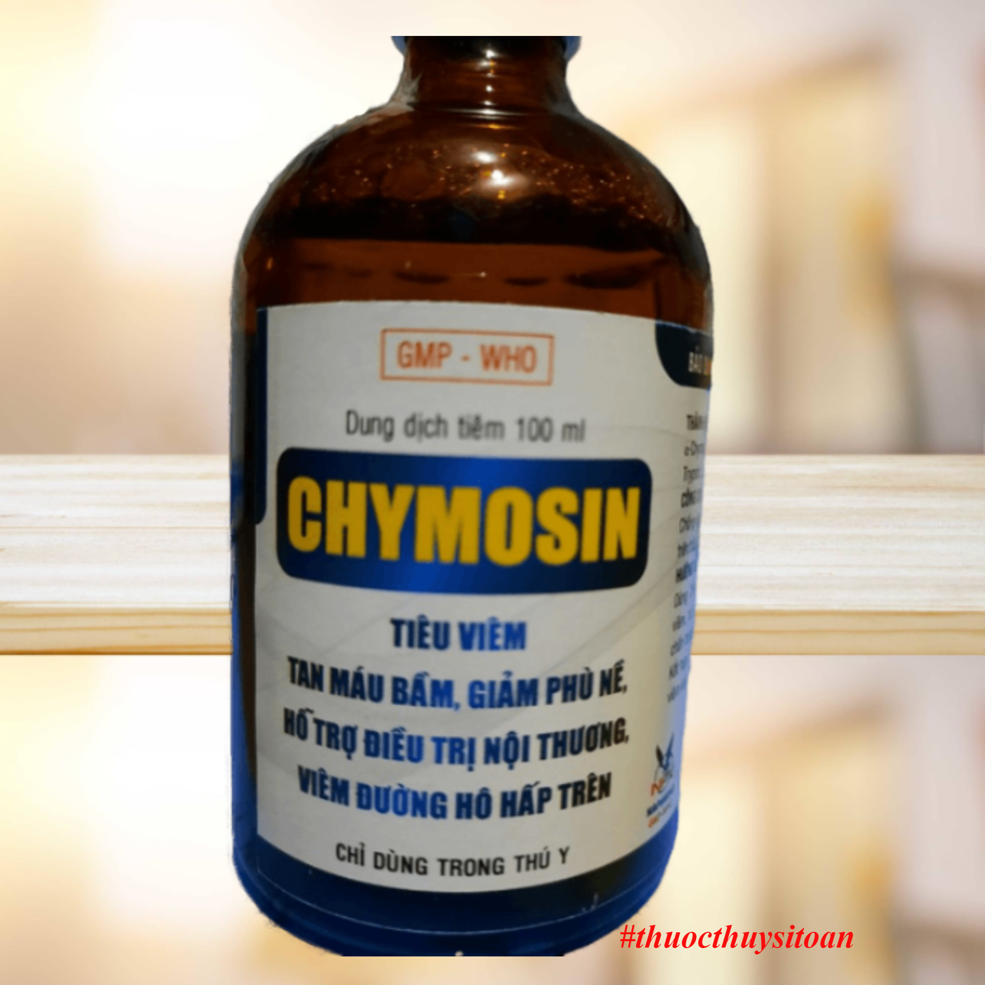 Chymosin tiêu viêm cho gia súc gia cầm
