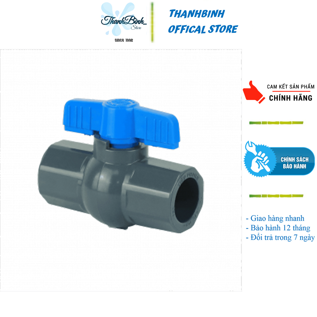 Van nhựa/ / van cầu 21 mm pvc- tiền phong