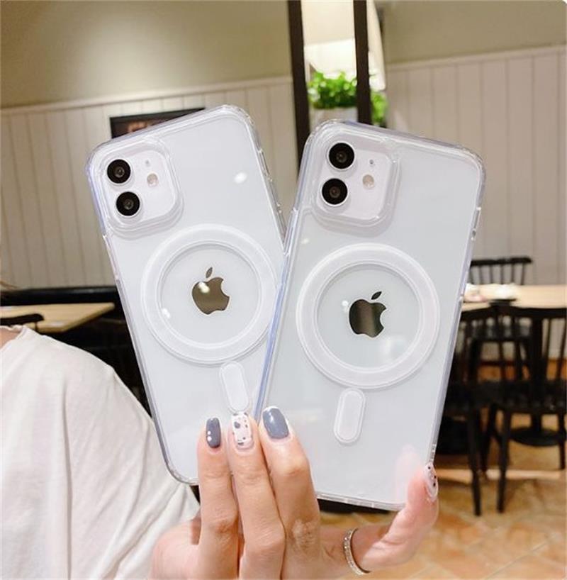 Ốp lưng magsafe trong suốt dành cho iphone 12 mini / iphone 12 / iphone 12 pro / iphone 12 promax