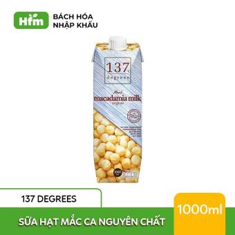 Sữa hạt Mắc Ca Nguyên Chất 137 DEGREES 1L